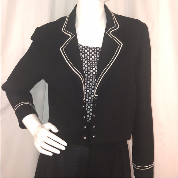 Karin Stevens Two piece Jump Suit Jacket vintage - Picture 7 of 8